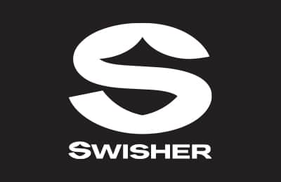 Swisher Logo Small Reversed