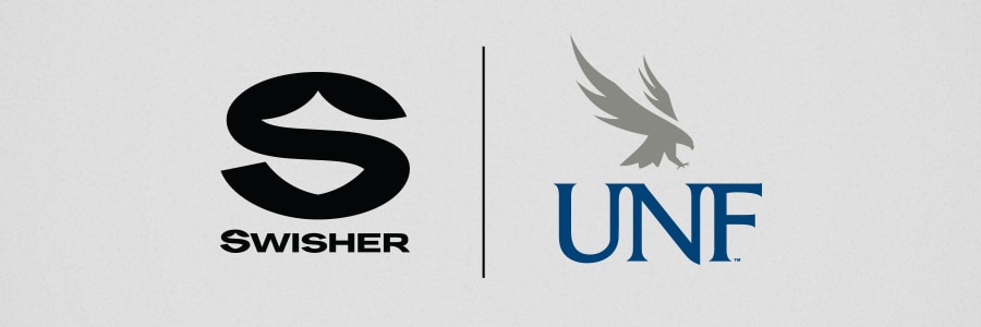 Swisher and UNF logos